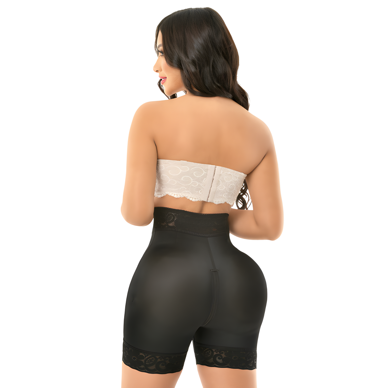 Ann Michell REGIA 1597 – Invisible Luxury Lace Shorts | Stage 5 Colombian Compression with 3-Row Hooks & Instant Butt Lift – view 2