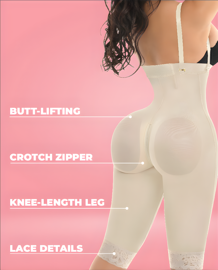1378 PRESUMIDA – Maximum Compression Colombian Shapewear | Knee-Length Control – view 6