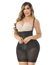 Load image into Gallery viewer, Adel stage 4 figure with bbl colombian faja half leg &amp; perfect curves no bra Bootylove ™ – view 4
