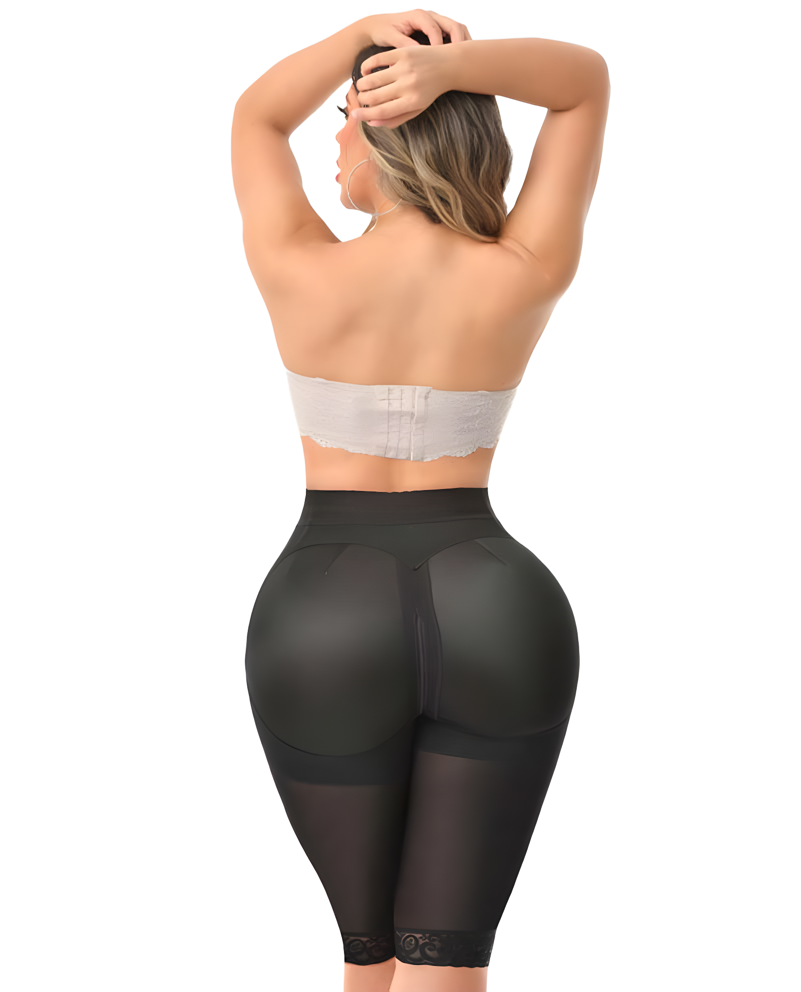 Ann Michell Abril Stage 4 Long-Leg Short with Hooks BootyLove Shapewear – REF 9154  Bootylove ™ – view 2