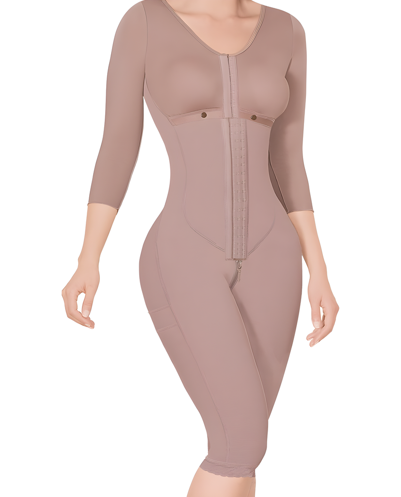 Havah knee-length body shaper – view 2