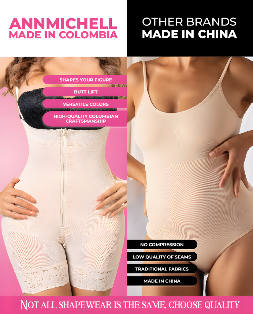 Luna short leg strapless Adjustable Bra Strap Stage 4 Colombian Faja – view 8