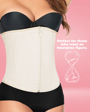 Load image into Gallery viewer, Excelencia short torso waist trainer 9 steel bones 1024E