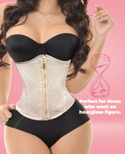 Load image into Gallery viewer, Stage 2 Colombian Afrodita Waist Trainer – 9 Steel Bones High Compression Shapewear Mouline Rouge