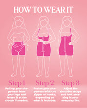 Load image into Gallery viewer, Flex Line with a small waist and two sizes larger in the hips