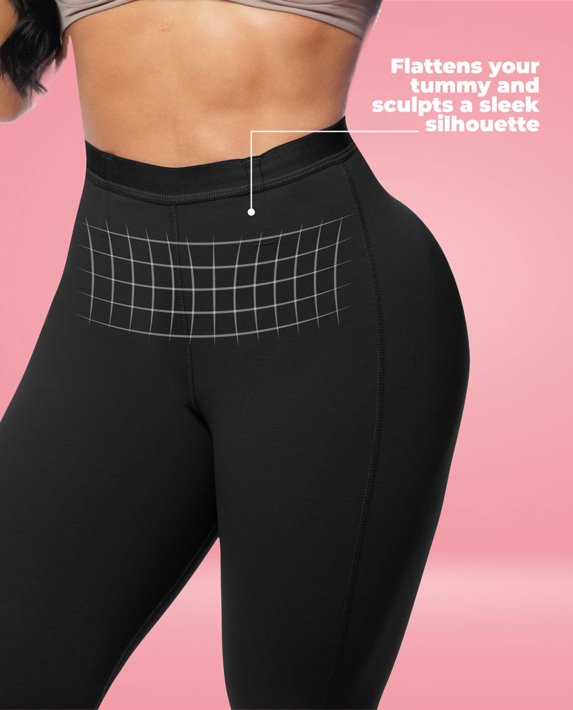 Ref. 1128 BootyBoom Capri Shaping Shorts for Women – Glute Enhancing Shapewear