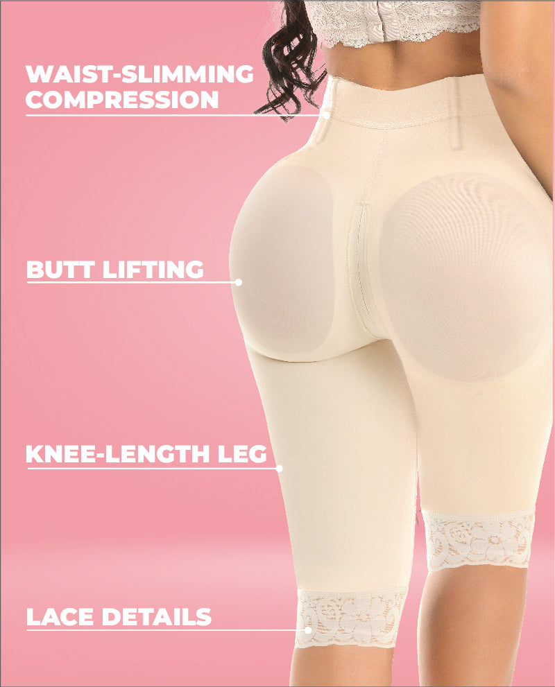 Preciosa Invisible capri style faja instant small waist colombian Stage 3