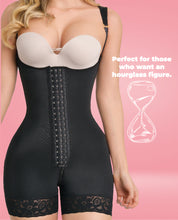 Load image into Gallery viewer, Lujosa Invisible Full back coverage Faja With hooks Short leg Colombian Stage 3