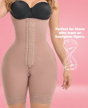 Load image into Gallery viewer, Guapa Invisible Full back coverage Faja With hooks Half leg Colombian Stage 3