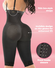 Load image into Gallery viewer, Presumida Invisible Strapless 3 Row front hooks Full Leg Faja Colombian Stage 3