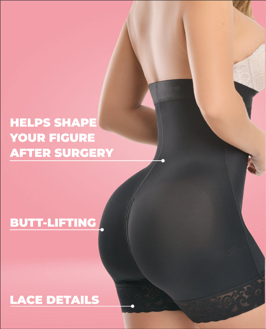 1384 FUFU – High-Waisted Stage 3 Colombian Shapewear Shorts | Maximum Compression & Sculpting – view 4