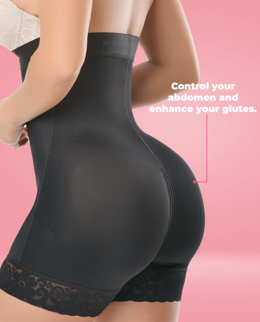 1384 FUFU – High-Waisted Stage 3 Colombian Shapewear Shorts | Maximum Compression & Sculpting – view 5