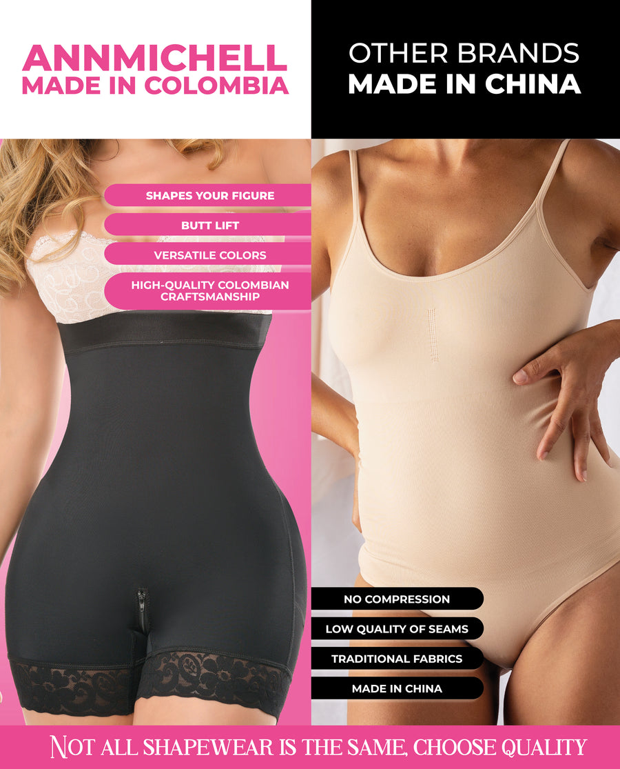 1384 FUFU – High-Waisted Stage 3 Colombian Shapewear Shorts | Maximum Compression & Sculpting – view 8