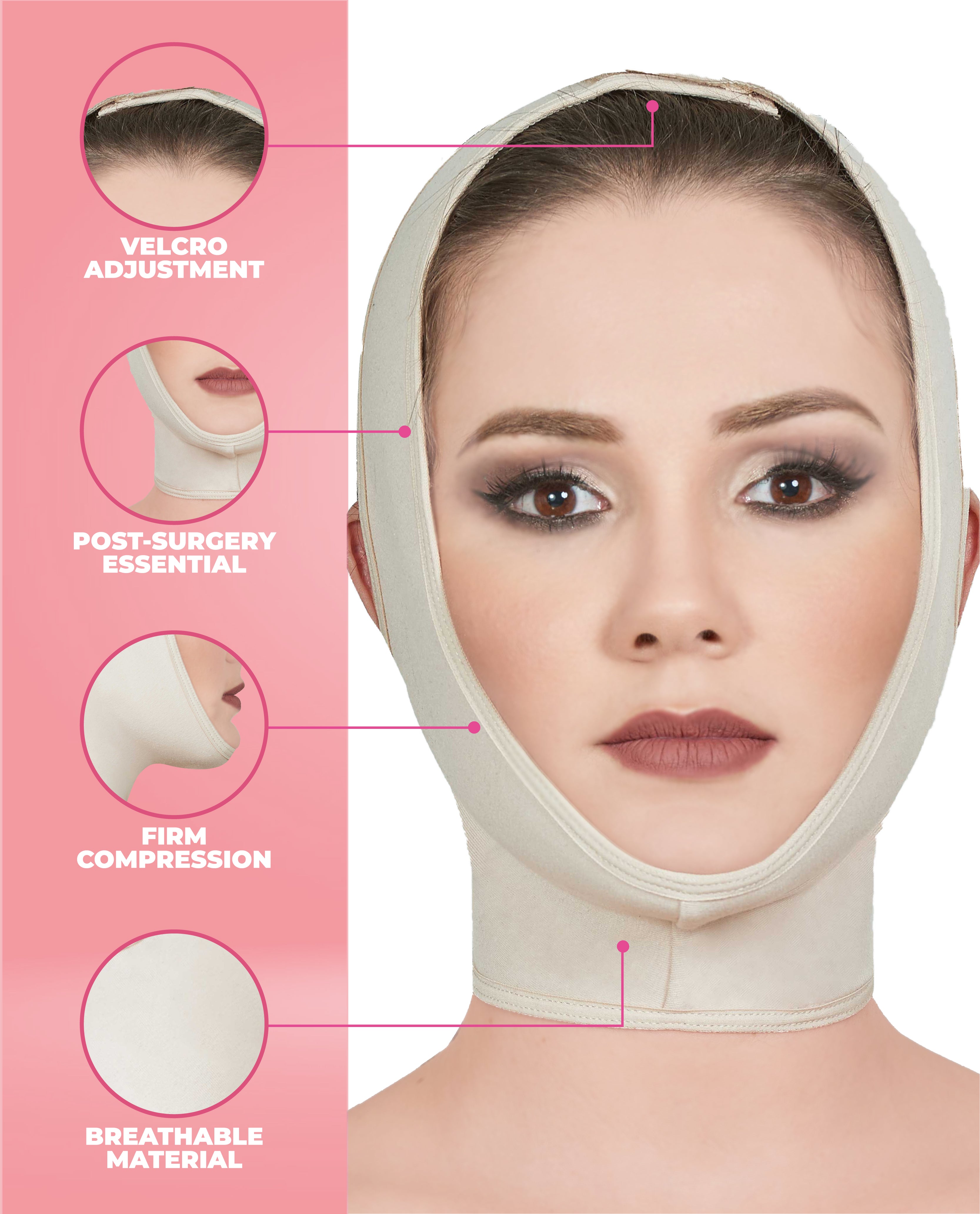 1509 Facial Compression Chin Strap – Post-Bichectomy & Jawline Support