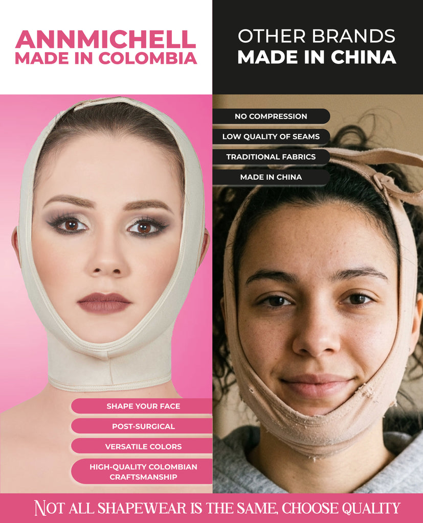 1509 Facial Compression Chin Strap – Post-Bichectomy & Jawline Support