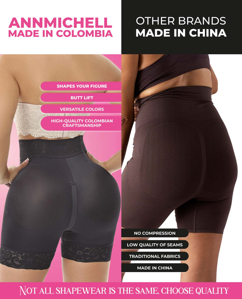 Sofisticada 1520 Invisible Luxury Lace Mid-Waist short with zipper Faja Colombian stage 3