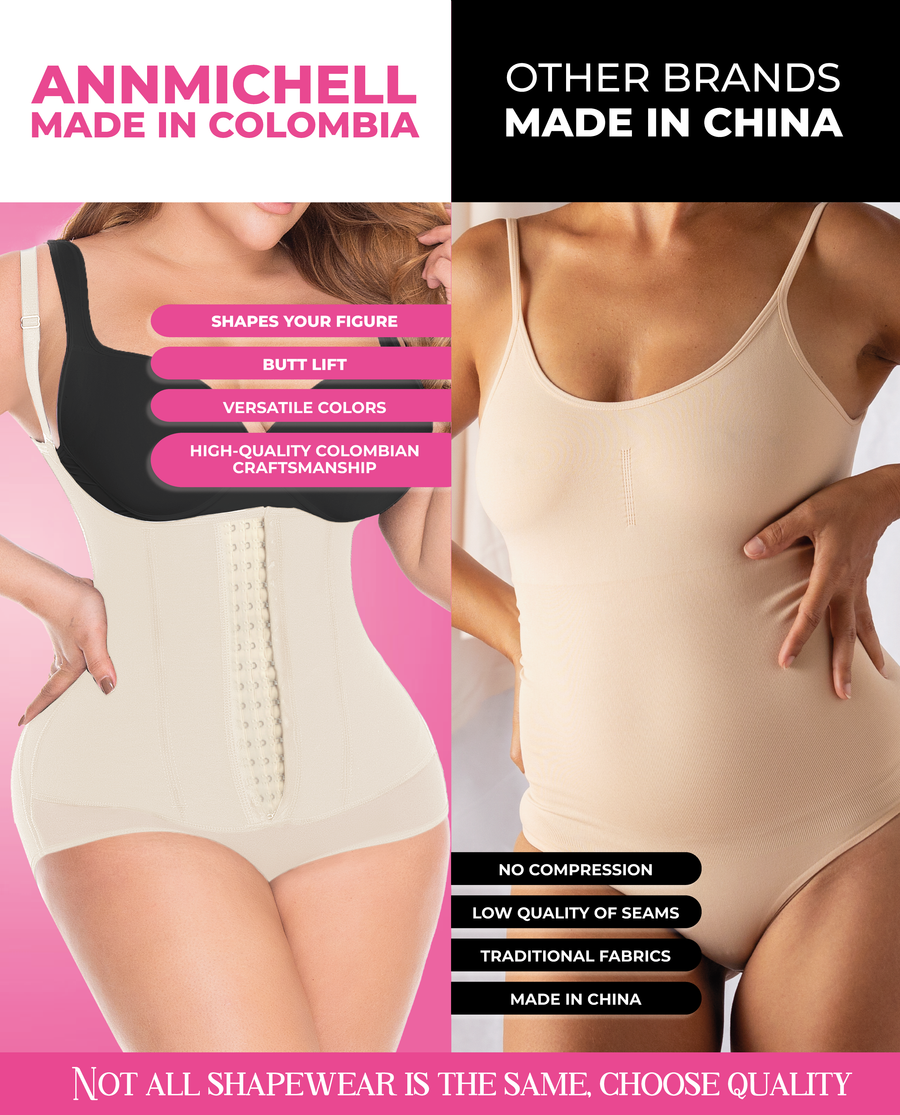 Roxana stage 4 colombian faja enhanced buttocks and ultra waist no bra  Bootylove ™ – view 11