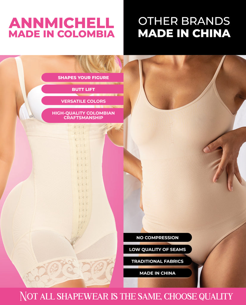 Bootylicious line for enhanced buttocks and ultra waist with two sizes larger in the hips. Short Leg-1570