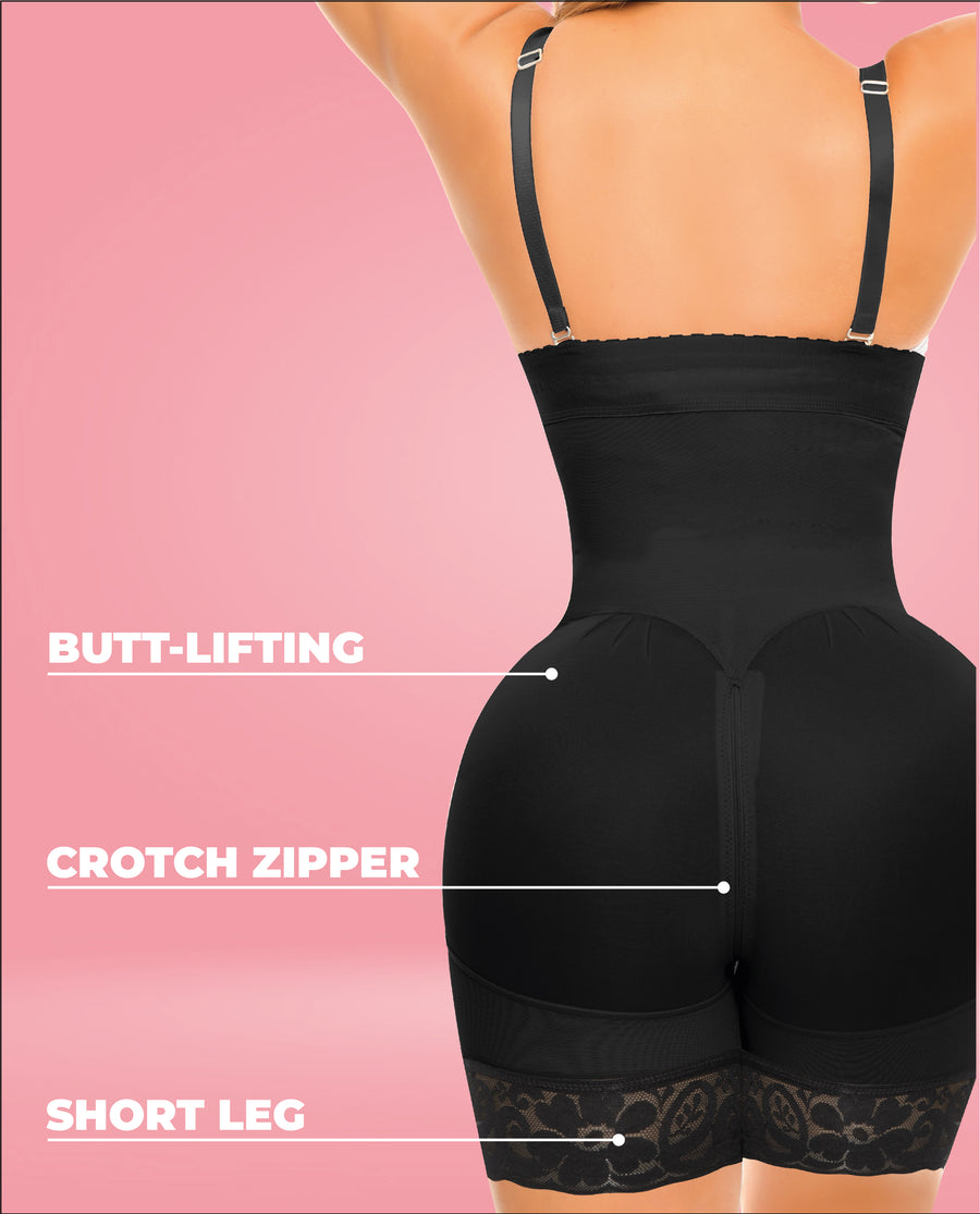 Ann Michell Bootylicious line for enhanced buttocks and ultra waist with two sizes larger in the hips. Short Leg-1570 – view 3