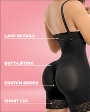 Load image into Gallery viewer, Glamurosa Invisible  Luxury lace Strapless 3 row front hooks faja Colombian Stage 3