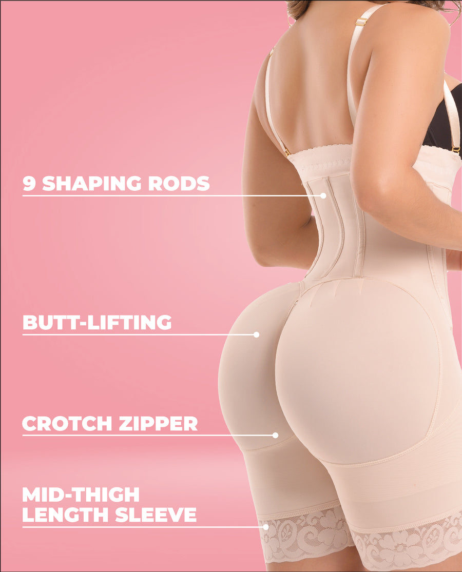 Ann Michell Bootylicius line Small Waist, Big Buttocks, Strapless. Hooks REF 1579 Strapless Jlo – view 5