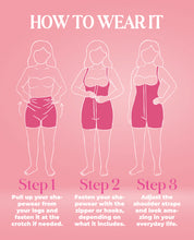 Load image into Gallery viewer, 1613 High Compression Body Shaper for Women, Triple Powernet Tummy Control &amp; Butt Lift
