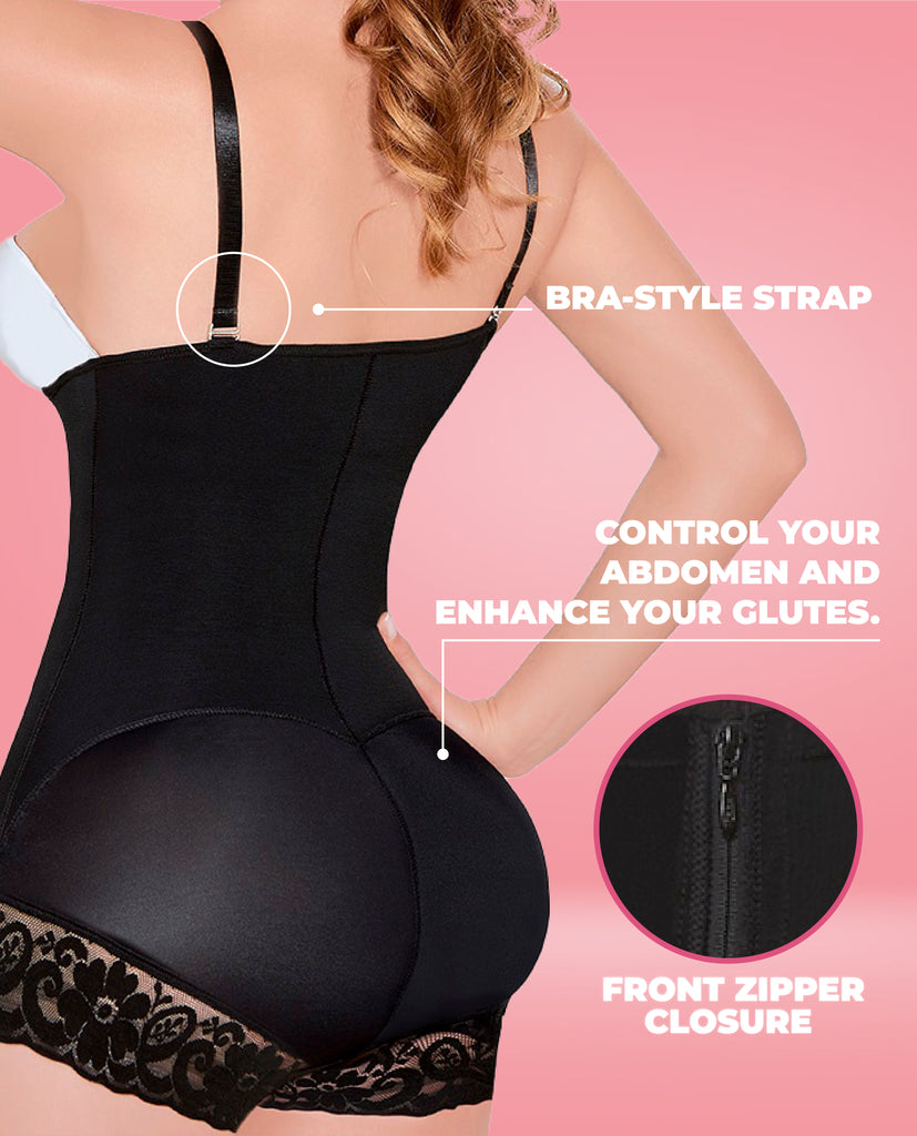 Ann Michell 1614-KATTY Strapless Colombian Faja – Premium Powernet Compression