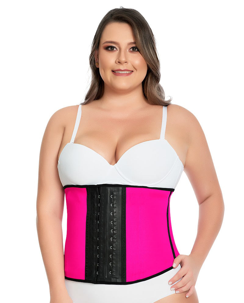 Sport Girdle Short Torso 2 hooks Fuchsia