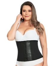 Load image into Gallery viewer, Sport Girdle Short Torso 2 Hooks Black