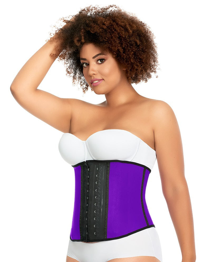Sport Girdle Short Torso 2 Hooks Purple