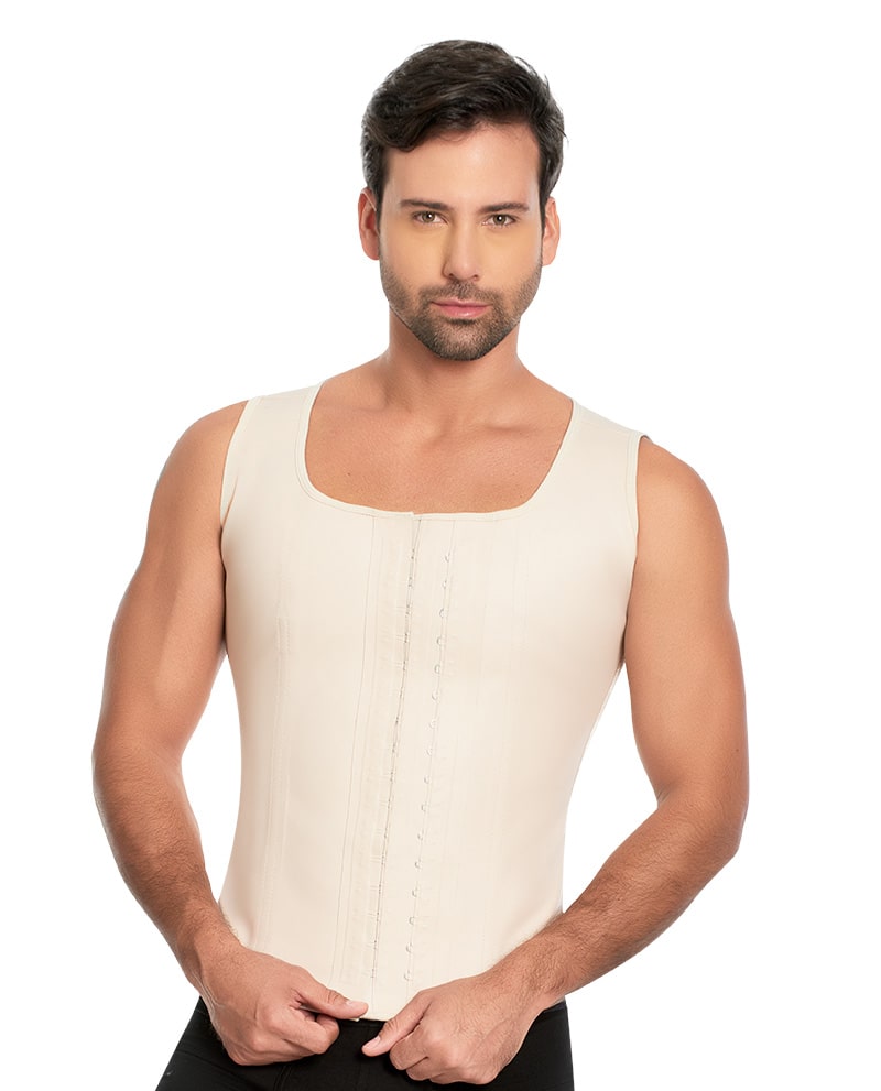 Men Latex Vest high compression daily shapewear 2033 – view 4