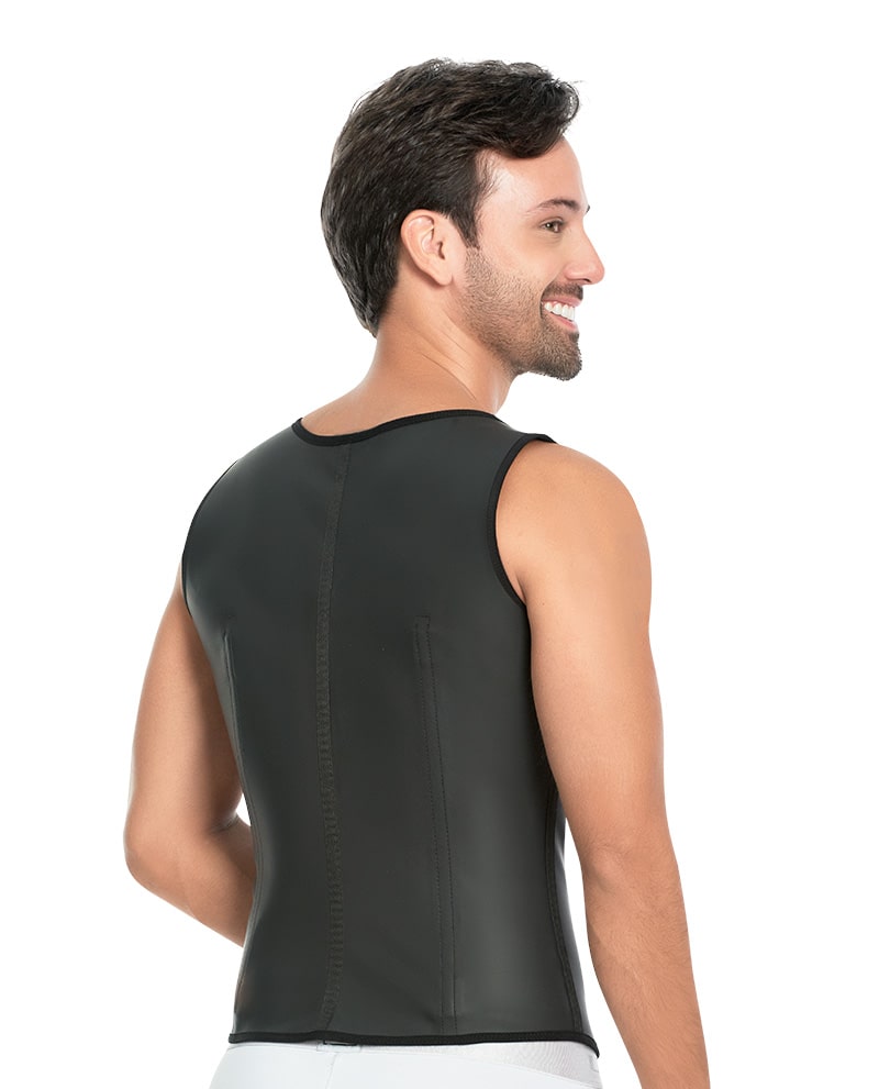 Men Latex Vest high compression daily shapewear 2033 – view 2
