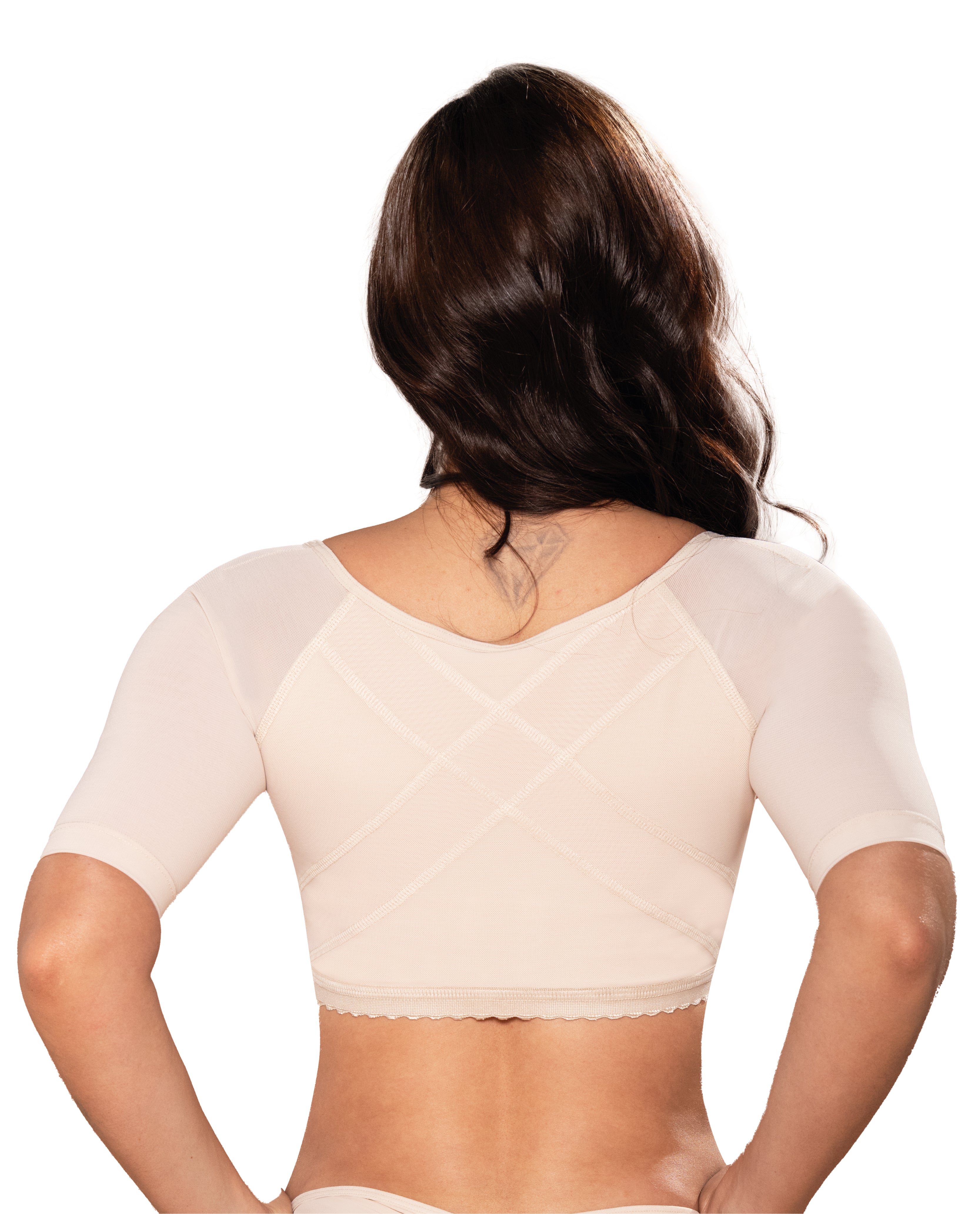 3000 - Lupita Stage 4 Ann Michell Colombian Arm Compression Garment – Long Sleeve Posture Support Shapewear