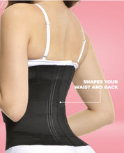 Load image into Gallery viewer, Hourglass waistband Stage 4 Colombian Fitness Belt – 5 Steel Bones High-Compression Gym Support