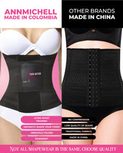 Load image into Gallery viewer, Hourglass waistband Stage 4 Colombian Fitness Belt – 5 Steel Bones High-Compression Gym Support