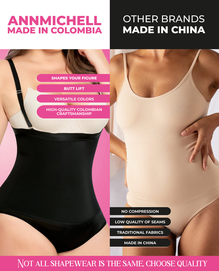 Latex Body Strapless Panty ref 5054A Luxury Stage 3 Colombian Strapless Body Shaper – Lycra & Latex Full Body Compression Suit – view 8