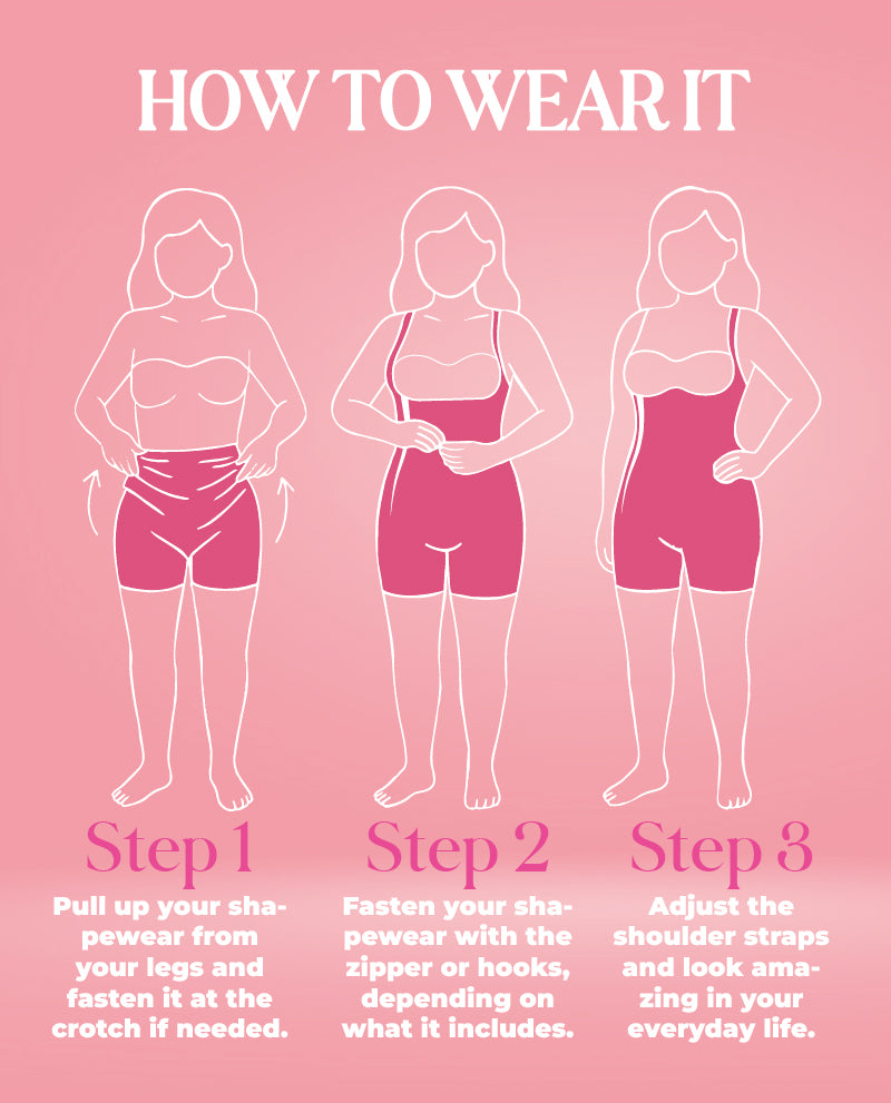 Jana high back thigh-length side zipper faja