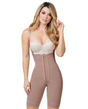 Load image into Gallery viewer, 6152 Vanessa mid thigh Strapless body shaper with crotch zipper – Full-Body Colombian Faja | Compression Shapewear