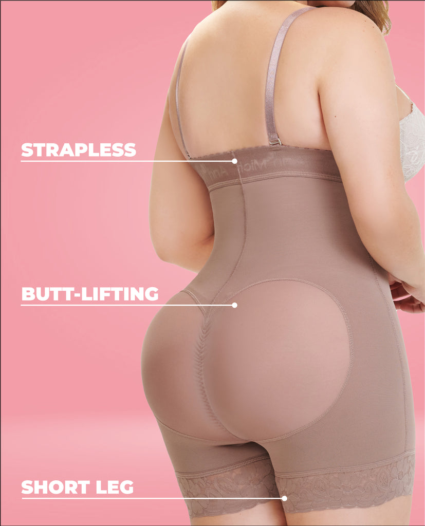 Annmichell giovana strapless side ziper faja postpartum recovery 6168