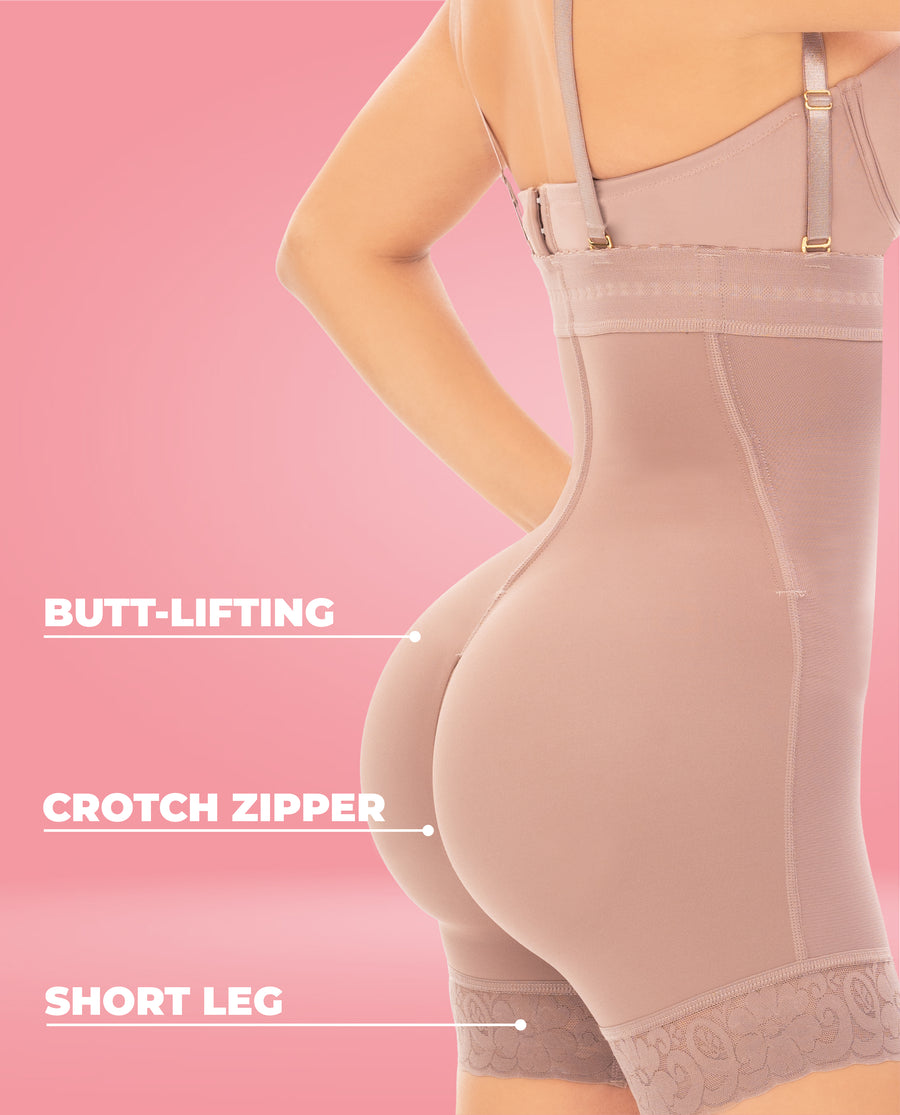 8203 Stage 5 Strapless Colombian Faja – High Compression Postpartum & Post Surgery Shapewear – view 3
