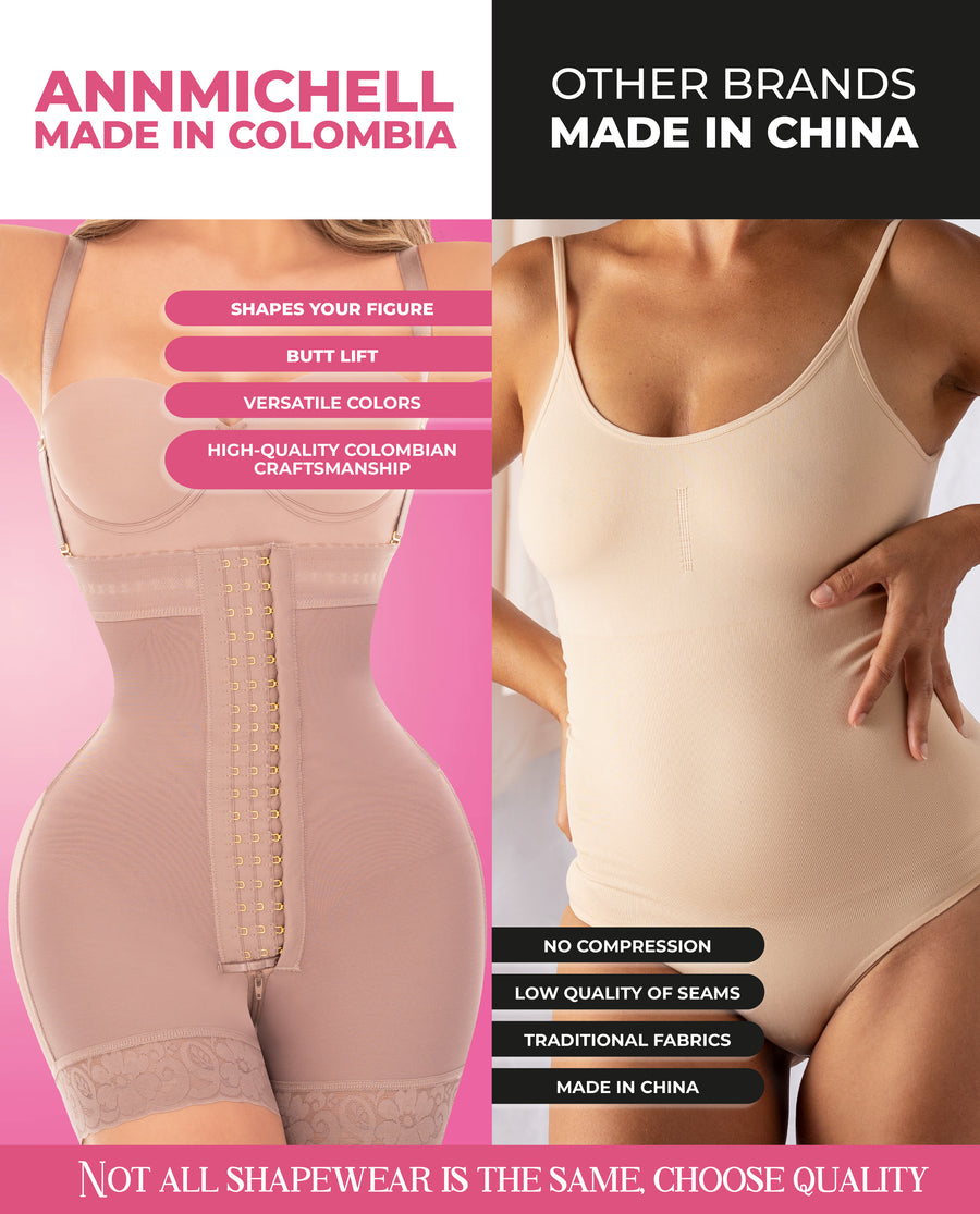 8203 Stage 5 Strapless Colombian Faja – High Compression Postpartum & Post Surgery Shapewear – view 7