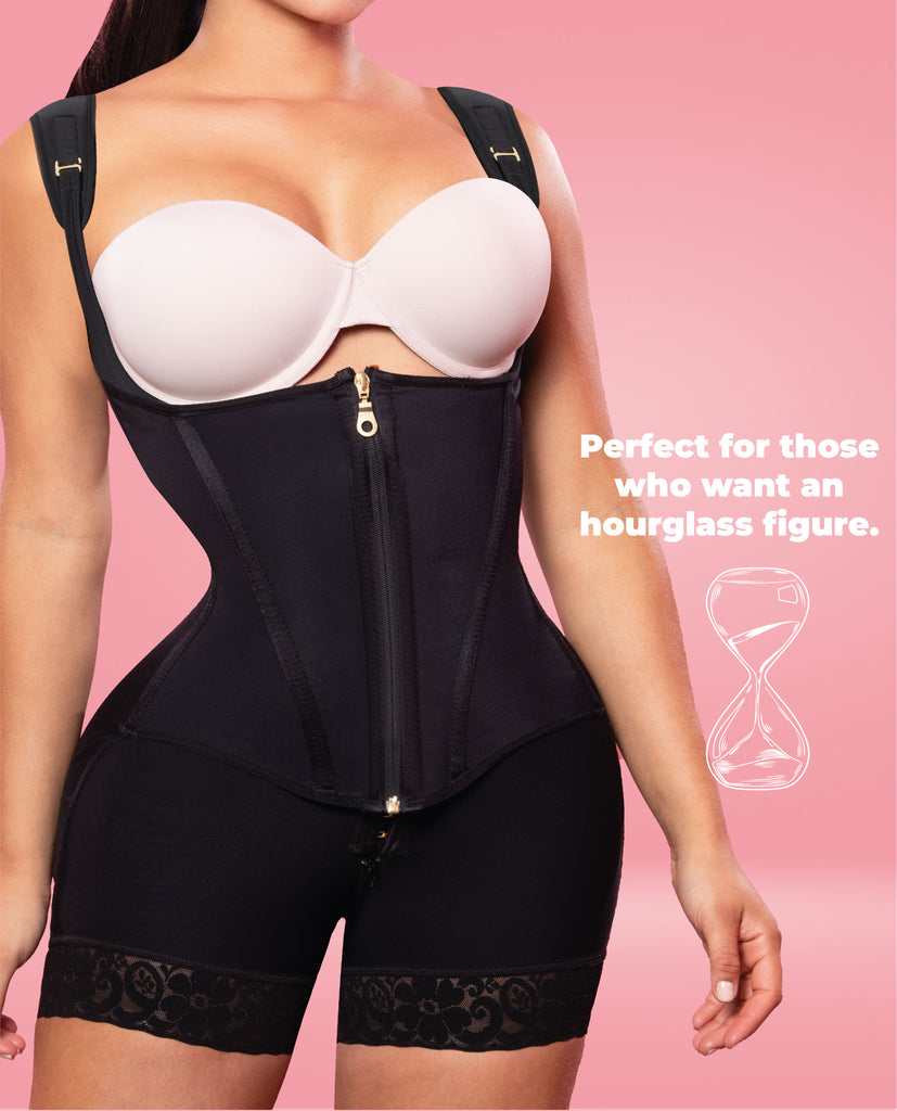 8215 Premium Colombian Waist Trainer – High Compression Hourglass Shapewear