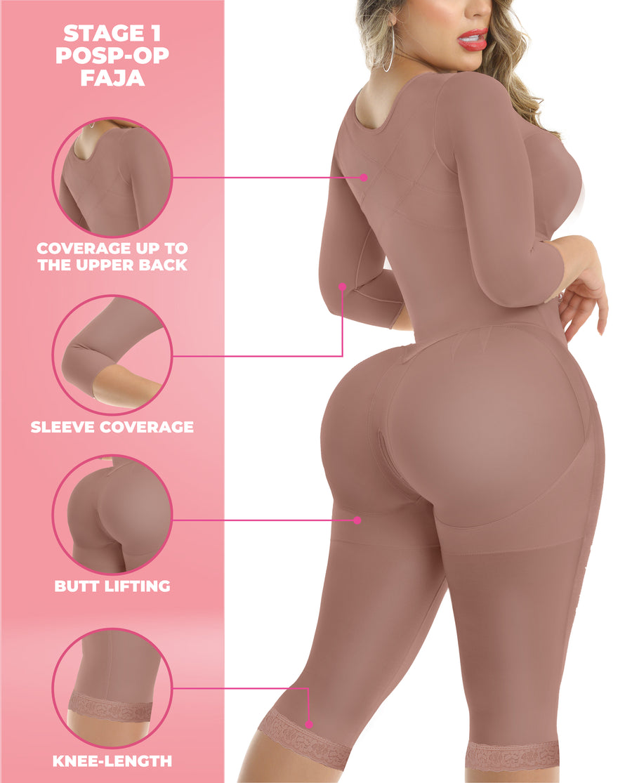Elsie Stage 4 Colombian Faja – High Compression BBL Shapewear for Lifestyle Maintenance Bootylove ™ – view 5