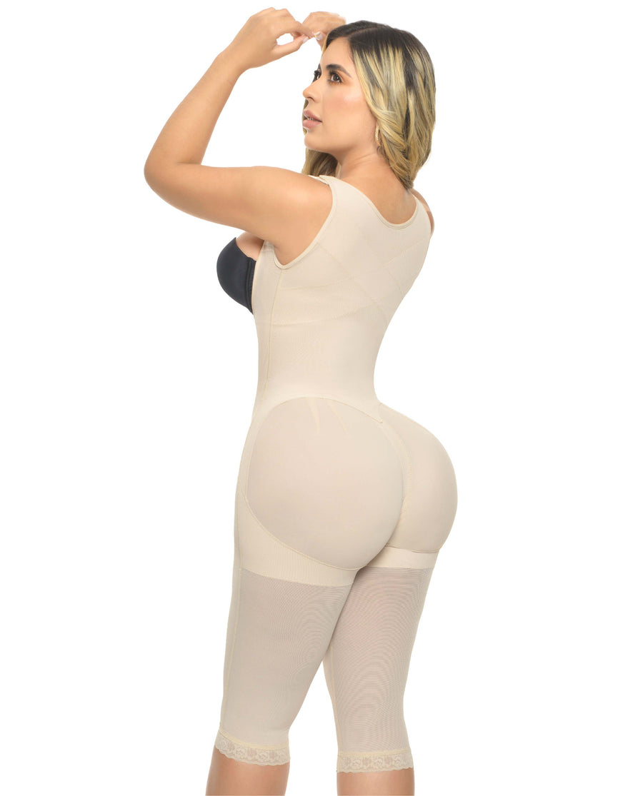 9551 Selena stage 4 faja colombian post surgery recovery long leg no bra Bootylove ™