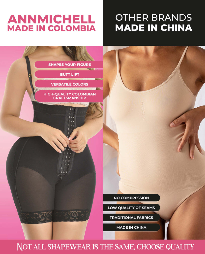 Adel stage 4 figure with bbl colombian faja half leg & perfect curves no bra Bootylove ™