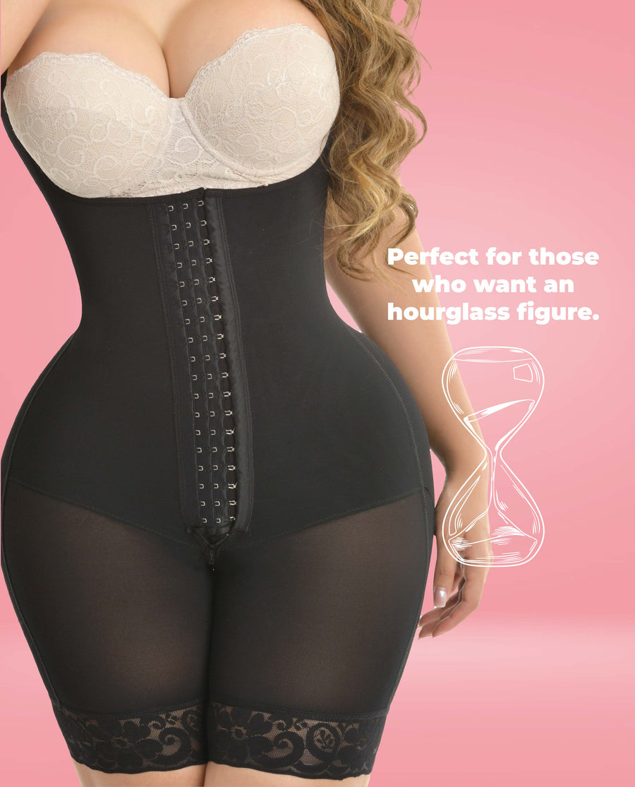 Jaiden Stage 4 BBL Maintenance & Lifestyle Colombian Faja Post-Op No Bra Half leg  Bootylove ™ – view 5