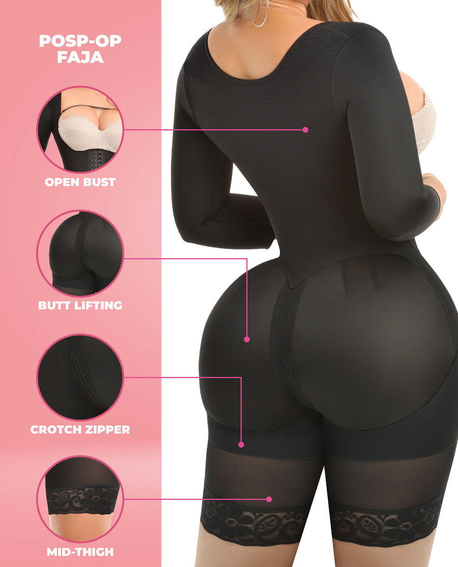 9564 Megan stage 4 bbl & lipo faja colombian post-op full body Bootylove ™