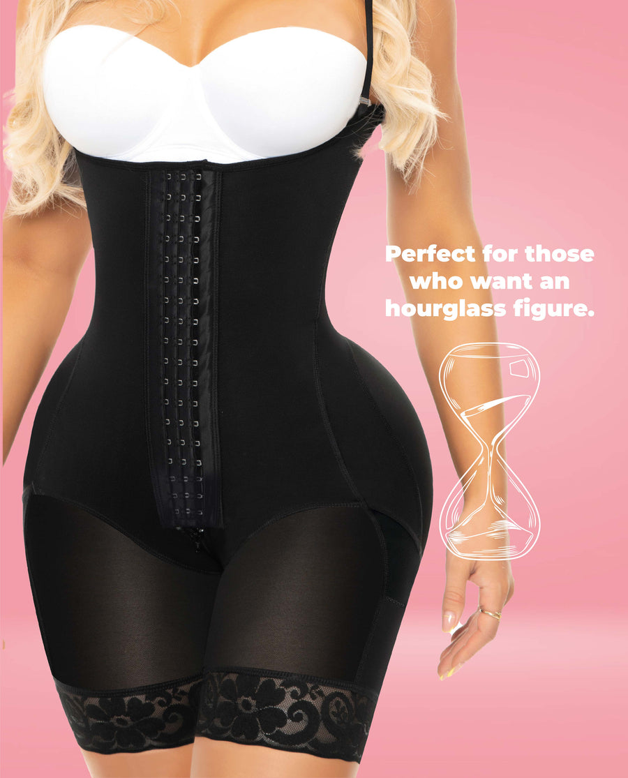 Ellie Stage 4 Figure With Bbl Colombian Faja Half Leg & Perfect Curves No Bra Bootylove ™ – view 5
