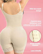 Load image into Gallery viewer, 9575 Maya – Stage 4 Colombian Faja | Post-BBL Maintenance, 3 Hooks, Short-Leg, No Bra