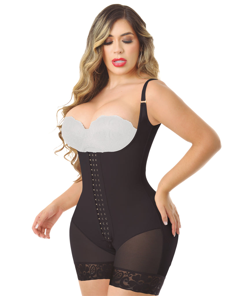 9575 Maya – Stage 4 Colombian Faja | Post-BBL Maintenance, 3 Hooks, Short-Leg, No Bra